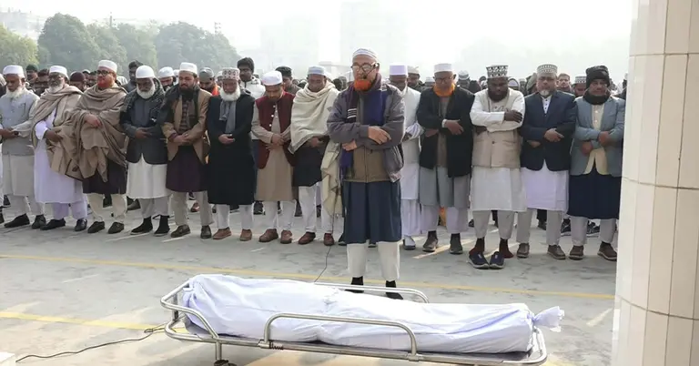 জামায়াত নেতা আবুল হাশেমের জানাজা সম্পন্ন হয়েছে